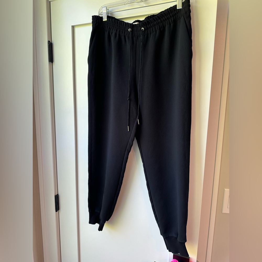 Wilfred Black Joggers | Size Medium